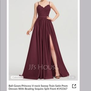Satin Prom Dress